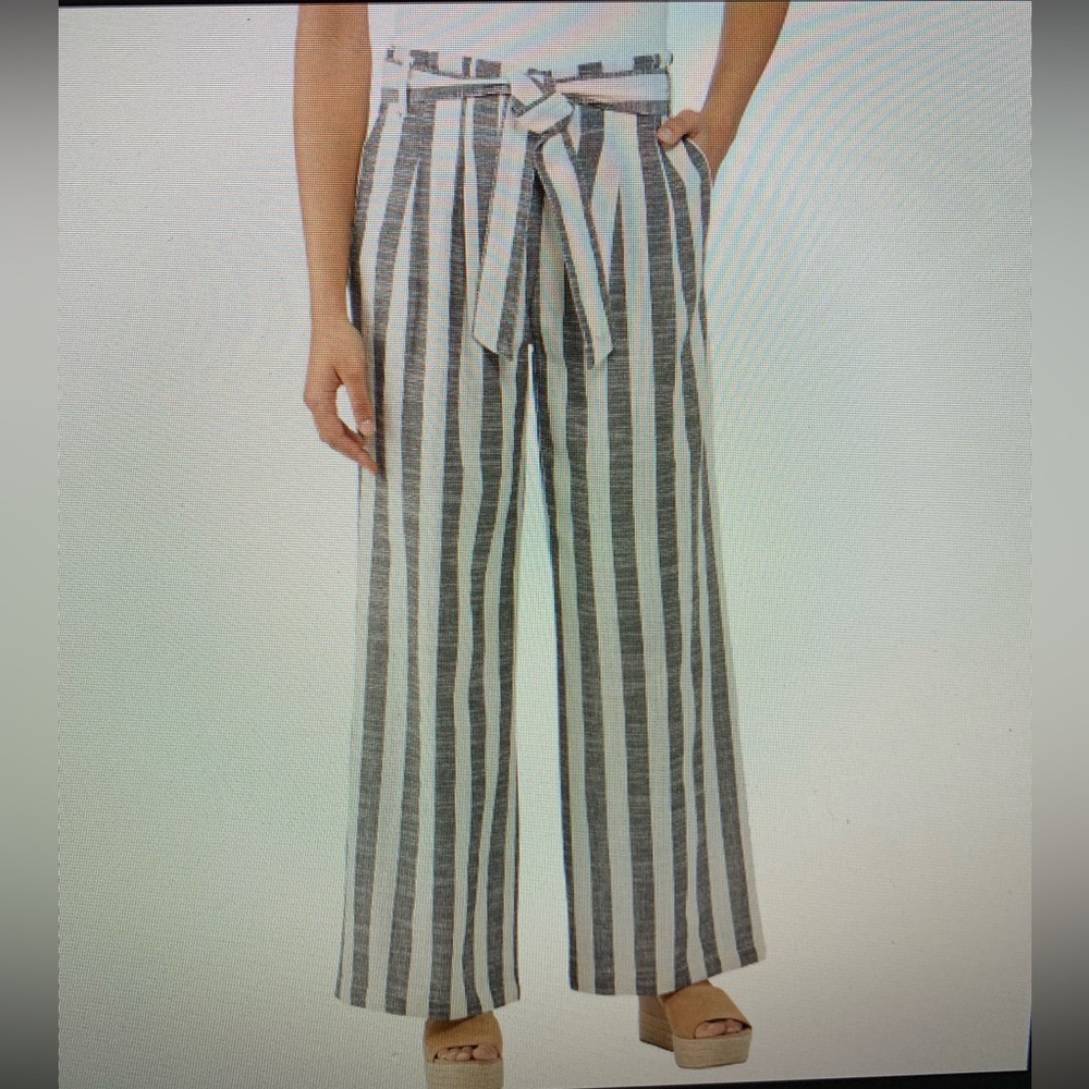 Inspired Hearts Stripe Palazoo Pants - Size 1